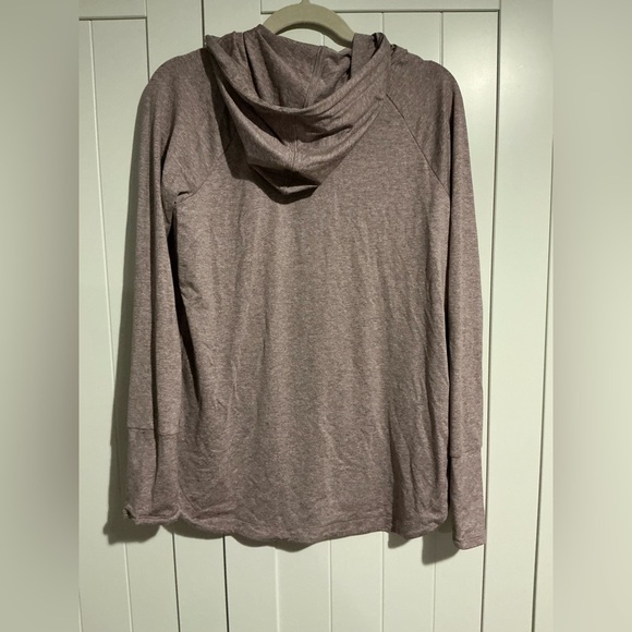 Athleta Uptempo Elevate Hoodie Sweatshirt  Pullover Top Long Sleeve Thumbholes M - Picture 4 of 5